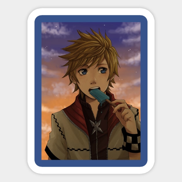 Roxas Sticker by hallstheien